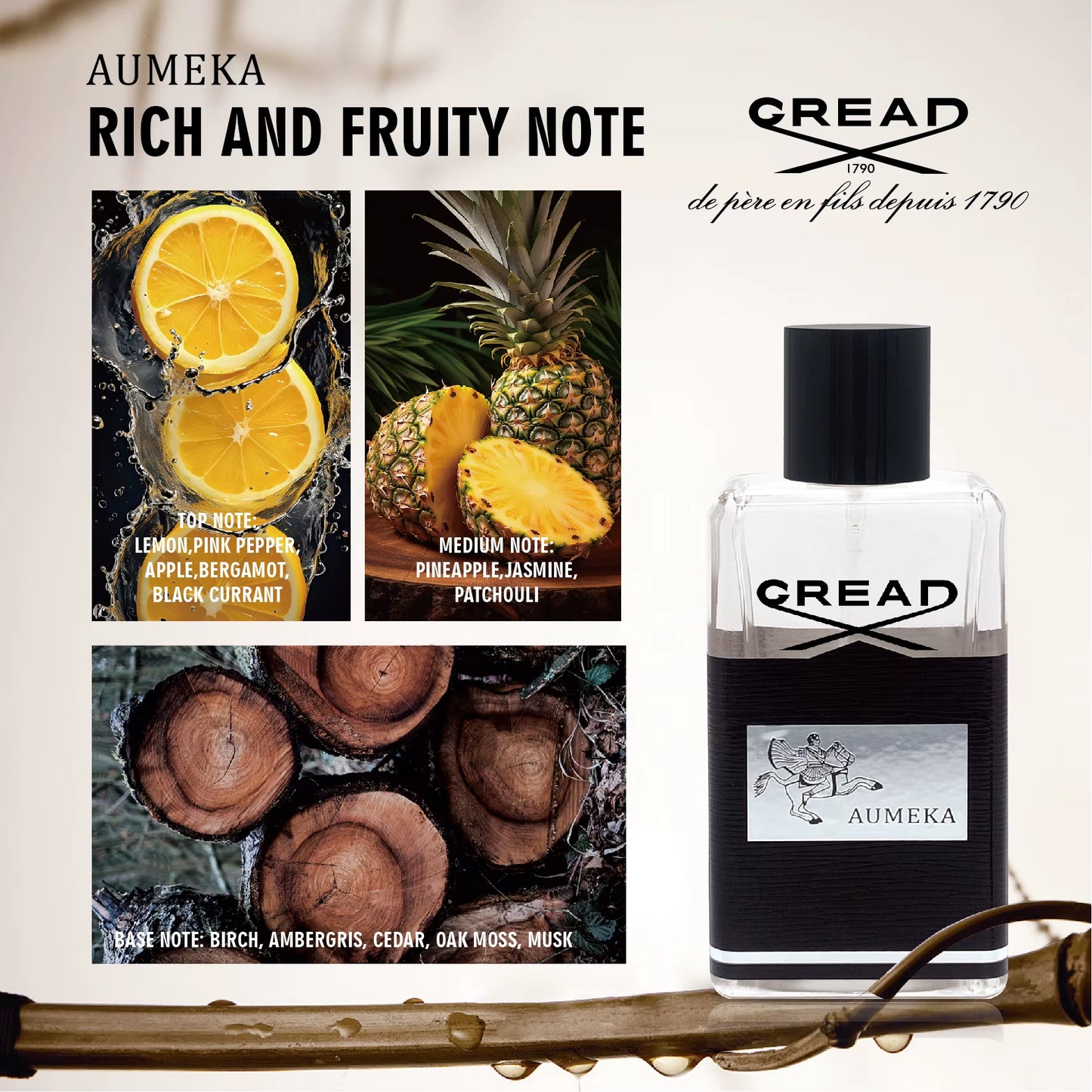 Luxury Arabes Fruity Note Eau De Toilette for Men - 65ml Gift Edition